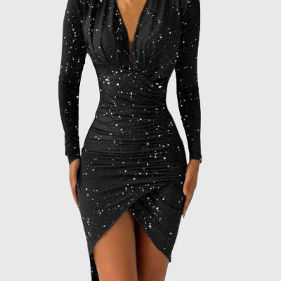 Women’s Printed Blended Dress