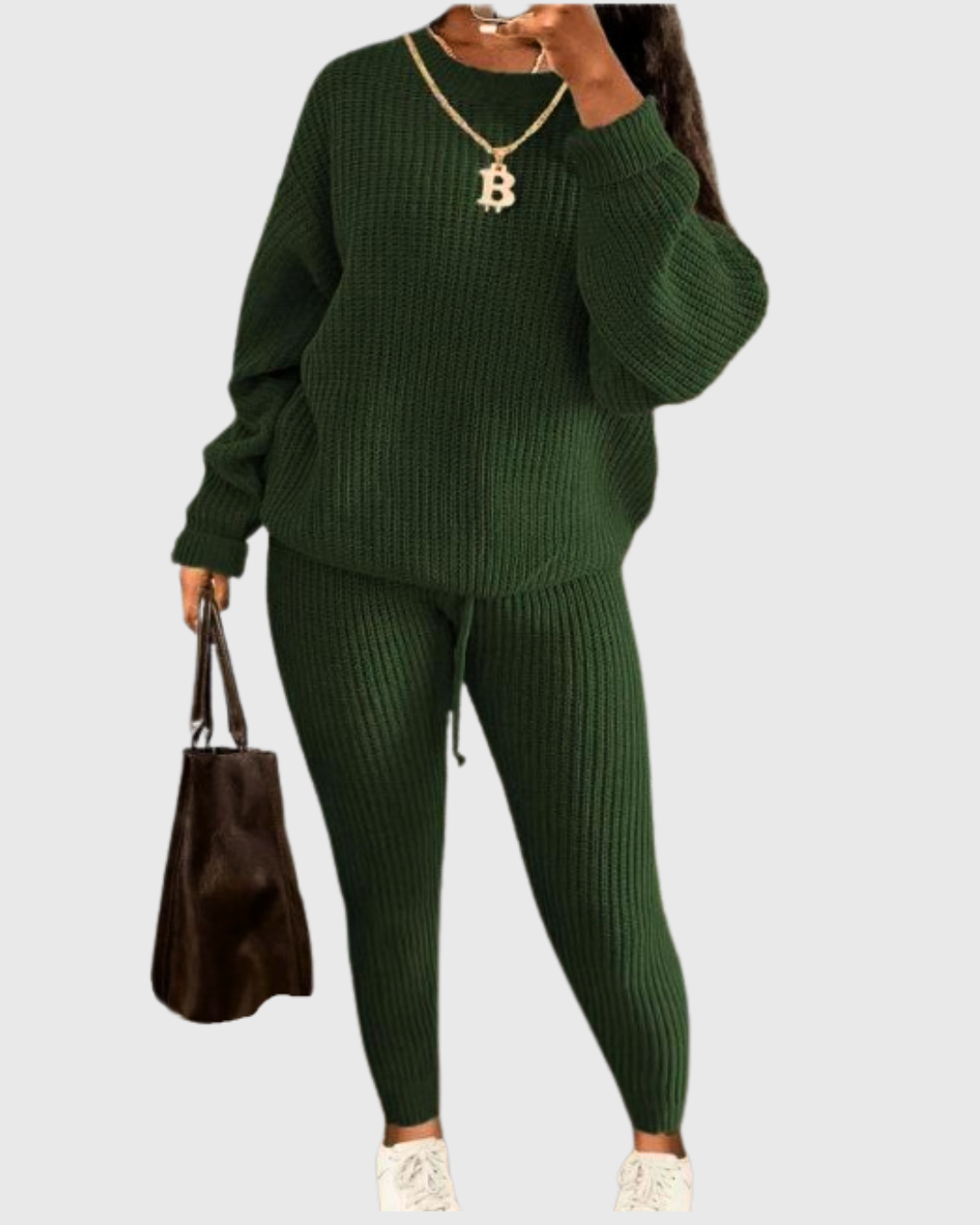 Women’s Knitted Trousers Set
