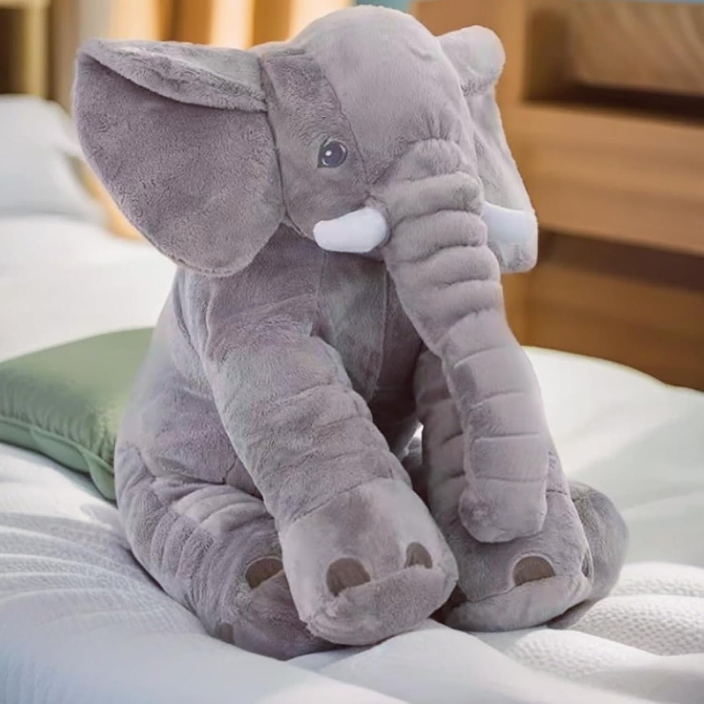 Soft Elephant Plush Pillow