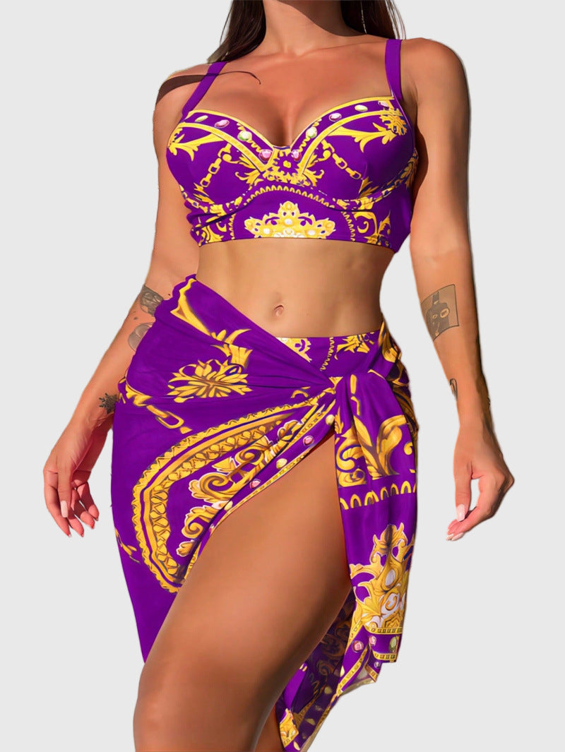 Retro Mesh Bikini Set