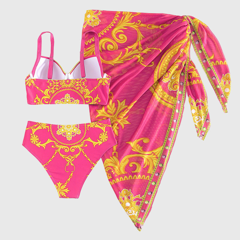 Retro Mesh Bikini Set