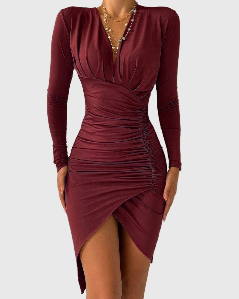 Women’s Printed Blended Dress