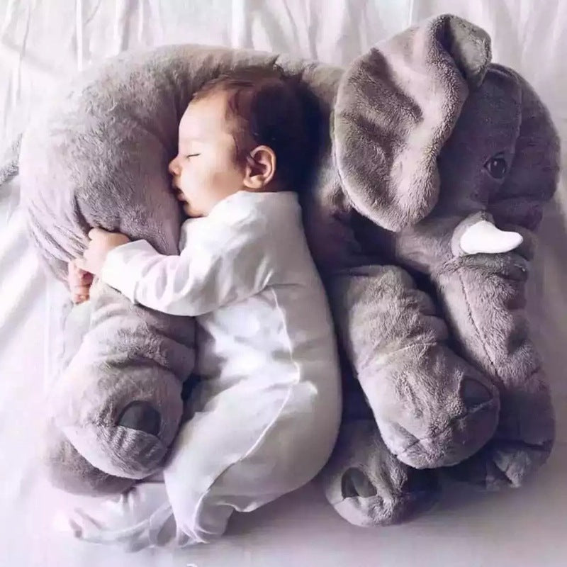 Soft Elephant Plush Pillow