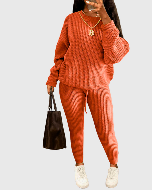 Women’s Knitted Trousers Set