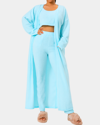 Cozy 3-Piece Pajama Lounge Set