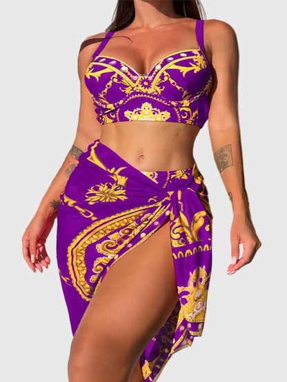 Retro Mesh Bikini Set