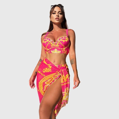 Retro Mesh Bikini Set